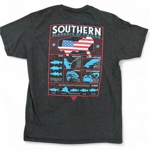 Columbia Southern Elements of Fishing Graphic T-Shirt Large